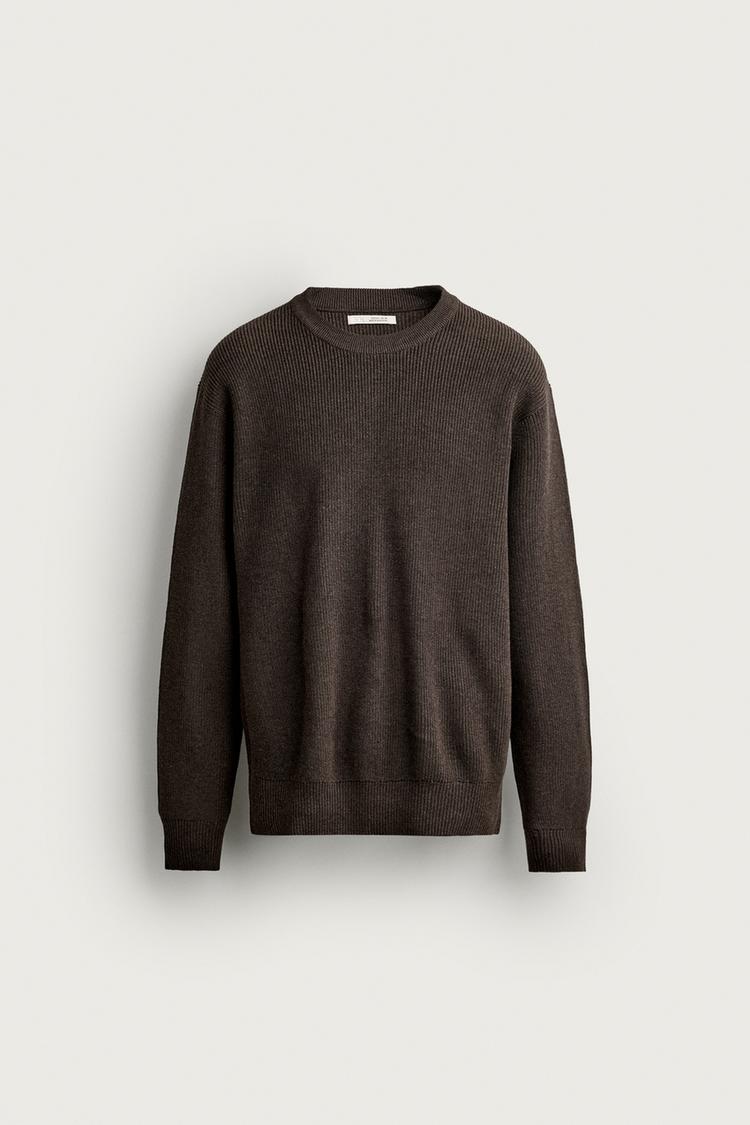 PURL KNIT REGULAR FIT JUMPER