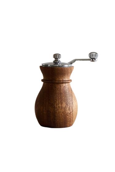 WOODEN PEPPER MILL WITH STEEL LID - Light beige by Zara