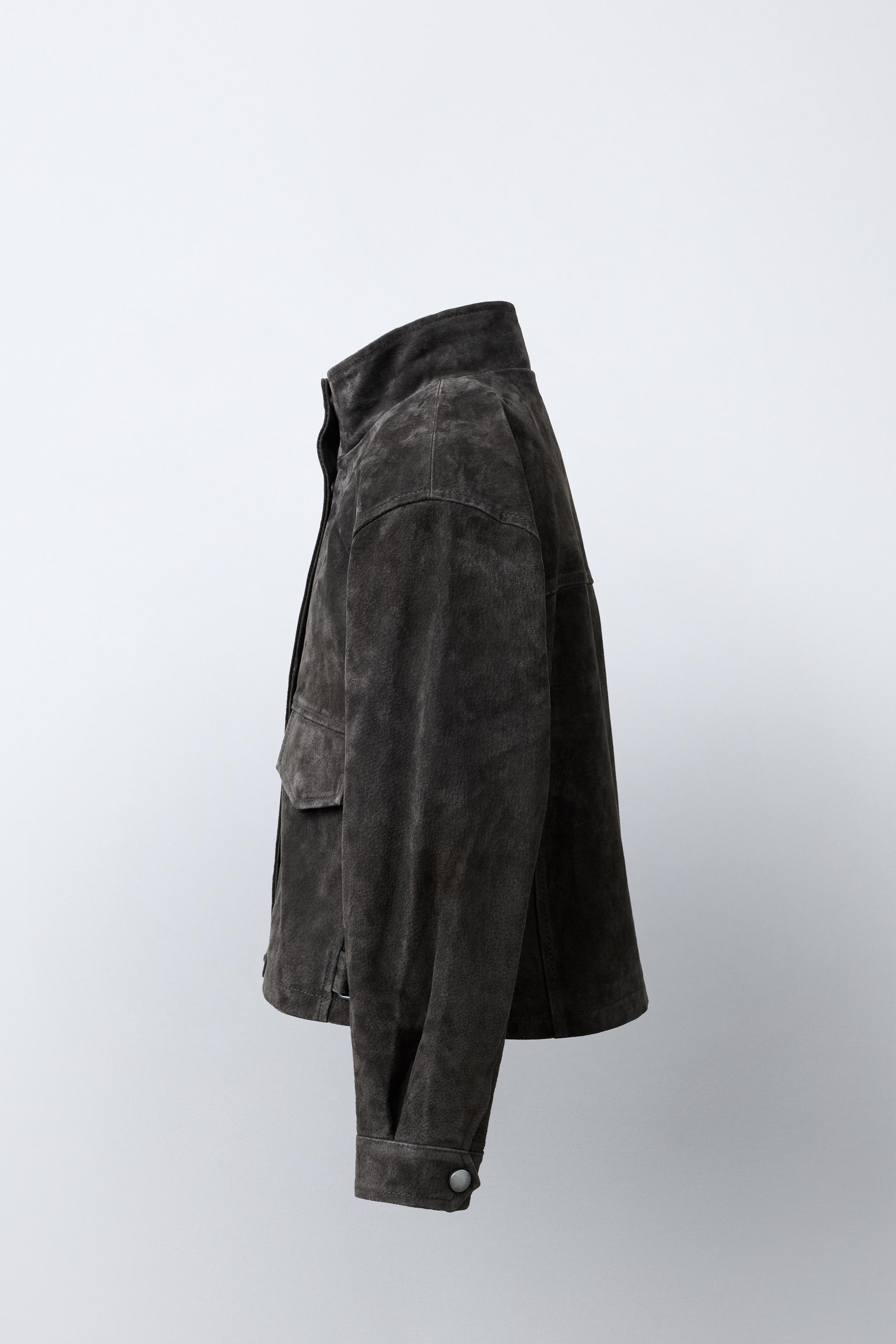 100% LEATHER JACKET WITH POCKETS