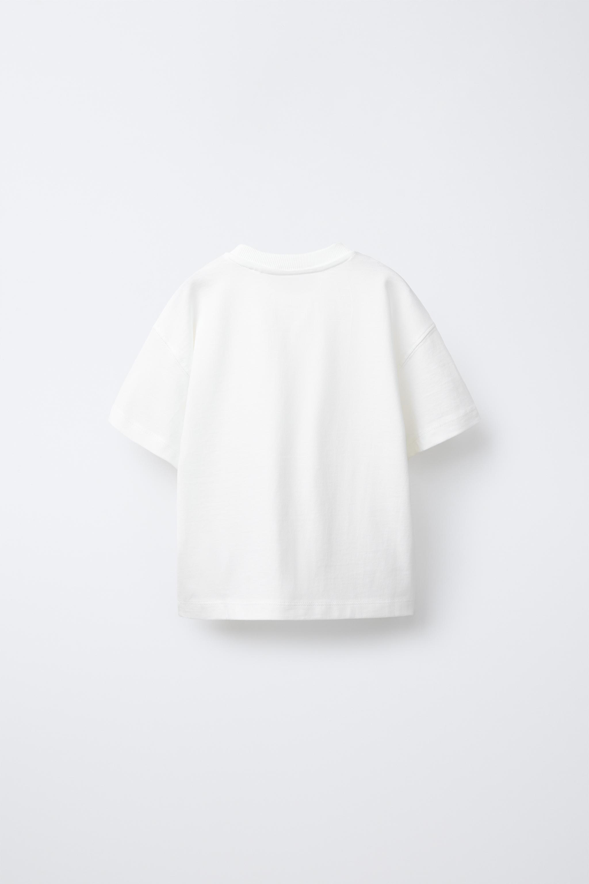 スペイン発送 ZARA ポケットTシャツ カジュアル ホワイト 最新作 スペイン発送 ZARA ポケットTシャツ カジュアル ホワイト 最新作