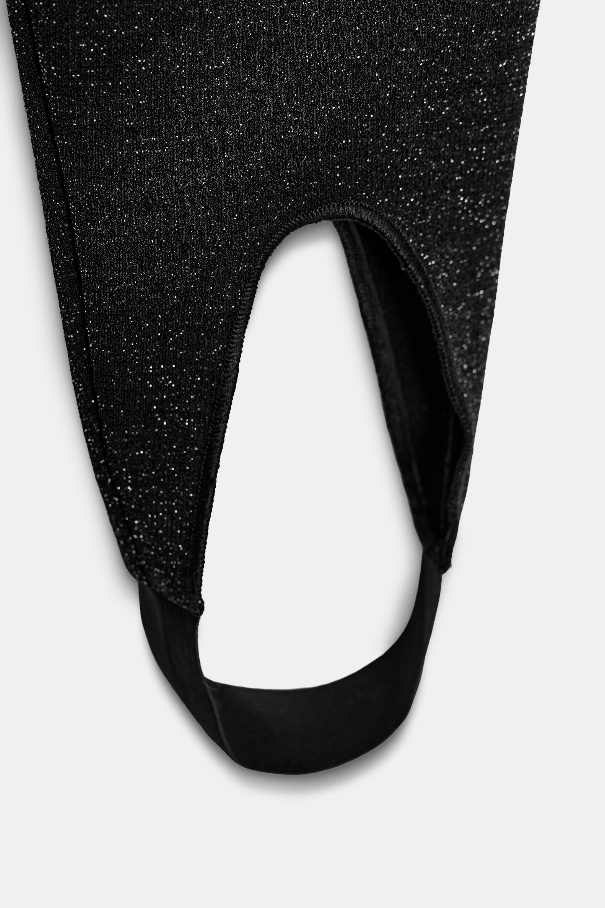 SHINY STRETCH FUSEAU LEGGINGS