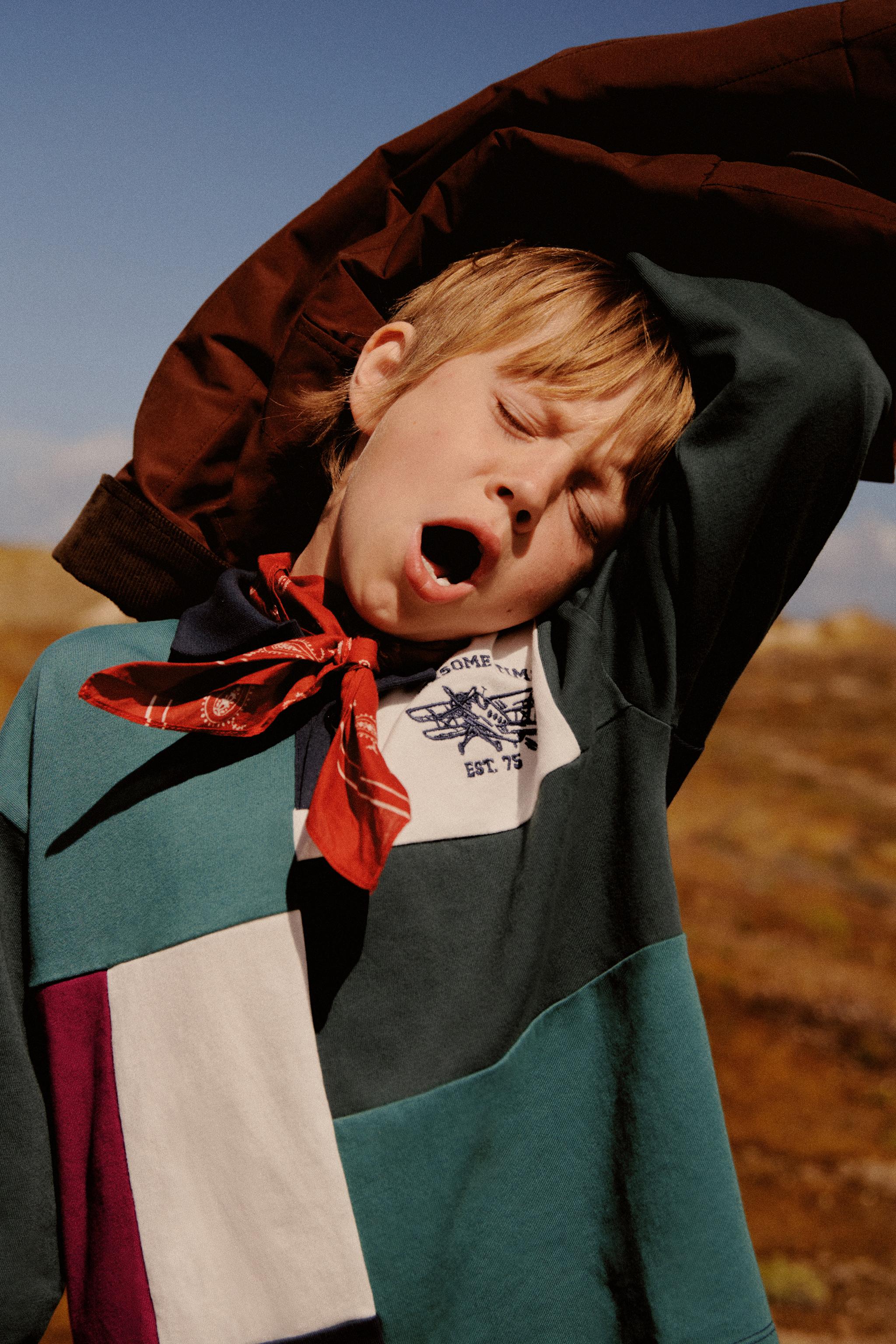 パッチワークポロシャツ - マルチカラ― | ZARA Japan / 日本