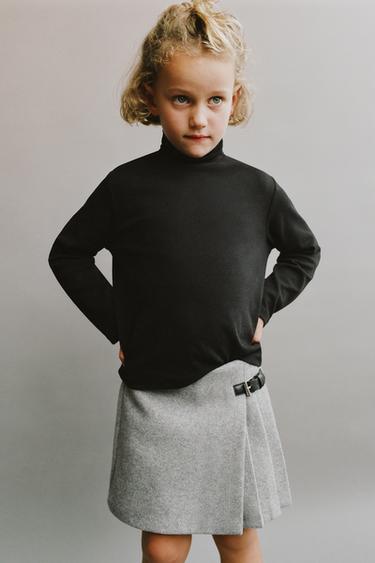 Zara TURTLENECK TOP - Black