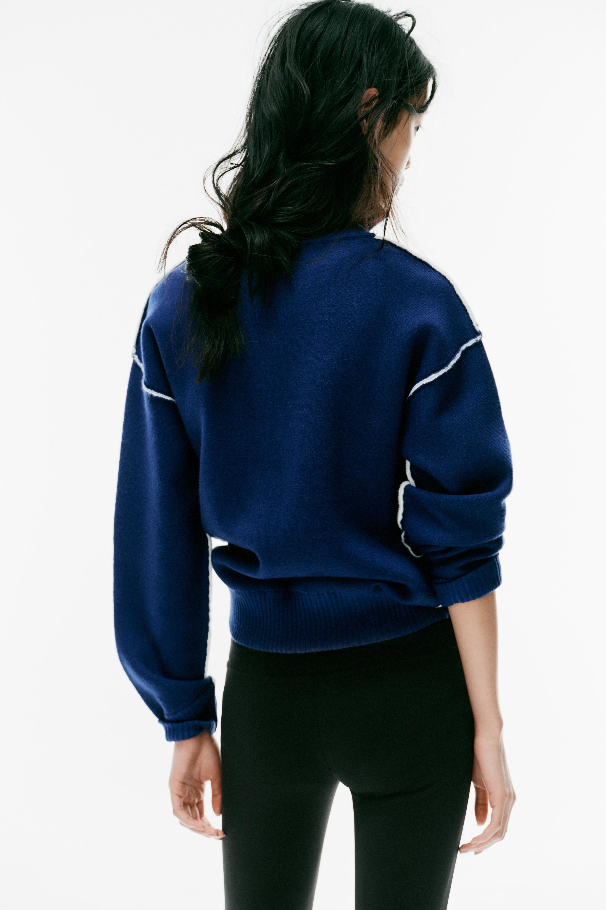 COMBINED KNIT OVERSIZE JUMPER