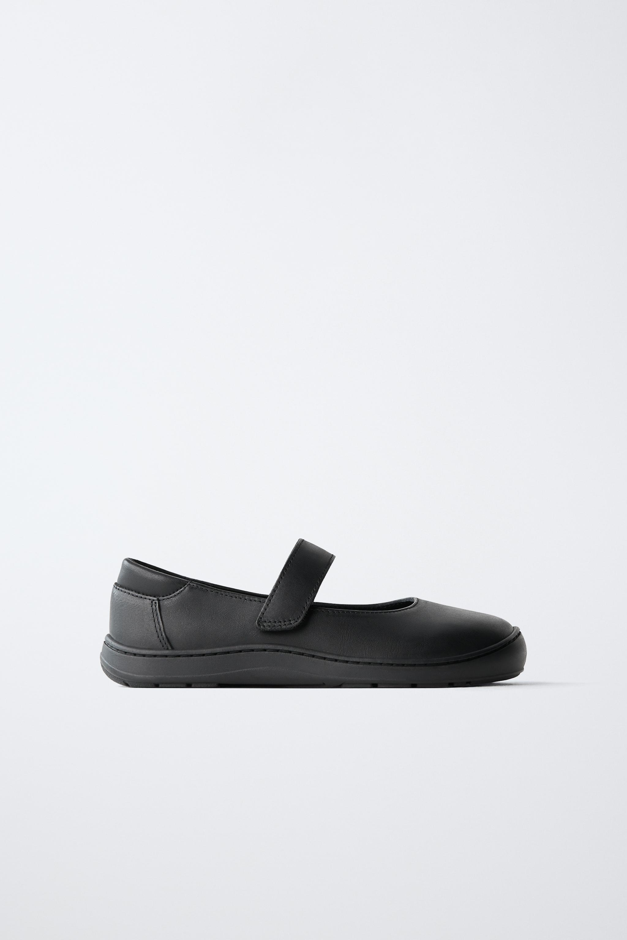 BAREFOOT SCHOOL BALLET FLATS — Black