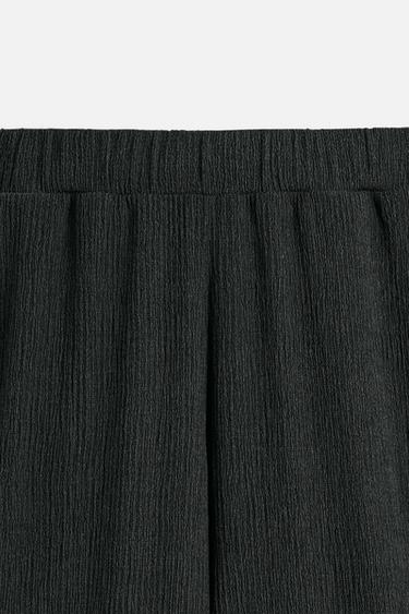 PANTALON À TEXTURE EN JACQUARD - Gris bleu de Zara - Image 7