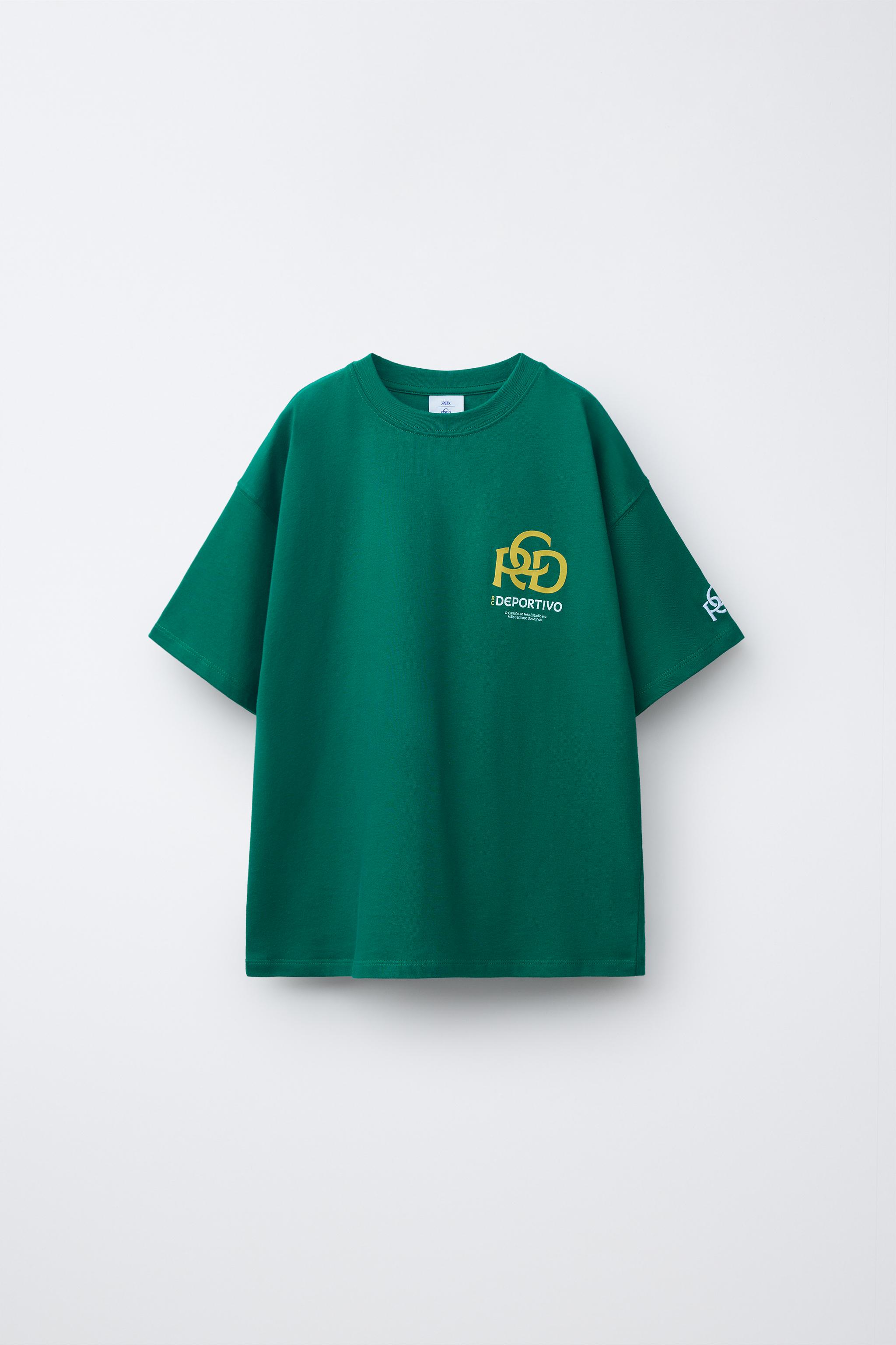 RC DEPORTIVO DE A CORUÑA PRINT T-SHIRT — Green