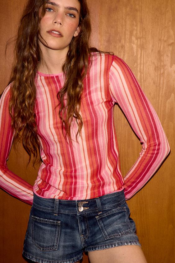 FINE STRIPED KNIT JUMPER from Zara - $45.90