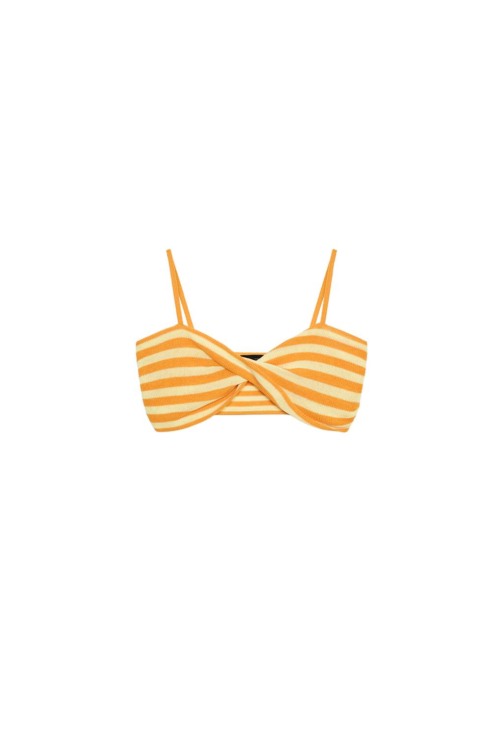 STRIPED KNIT TOP - image 3