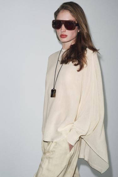 JERSEY PUNTO LISO - Crudo de Zara