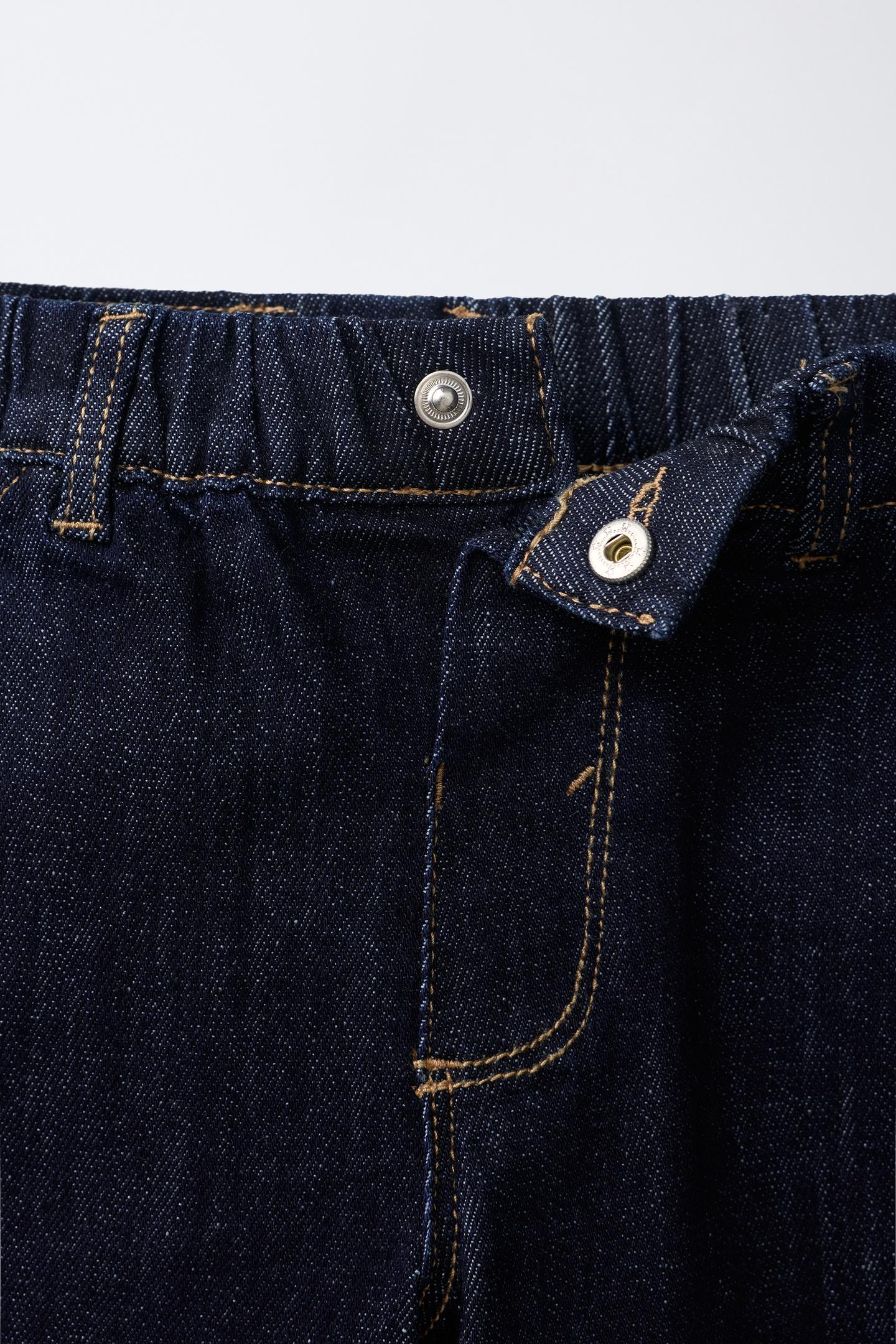 Детские джинсы Zara Comfort Baggy, цвет: Синий, вариант 1 — фото 4