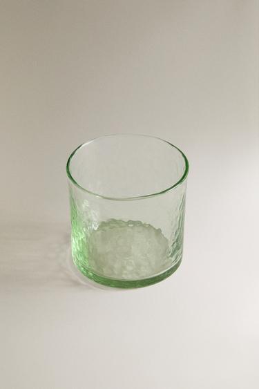 VERRE EFFET MARTELÉ - Vert de Zara - Image 1