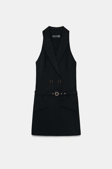 MINI BLAZER-EFFECT DRESS - Black by Zara - Image 0