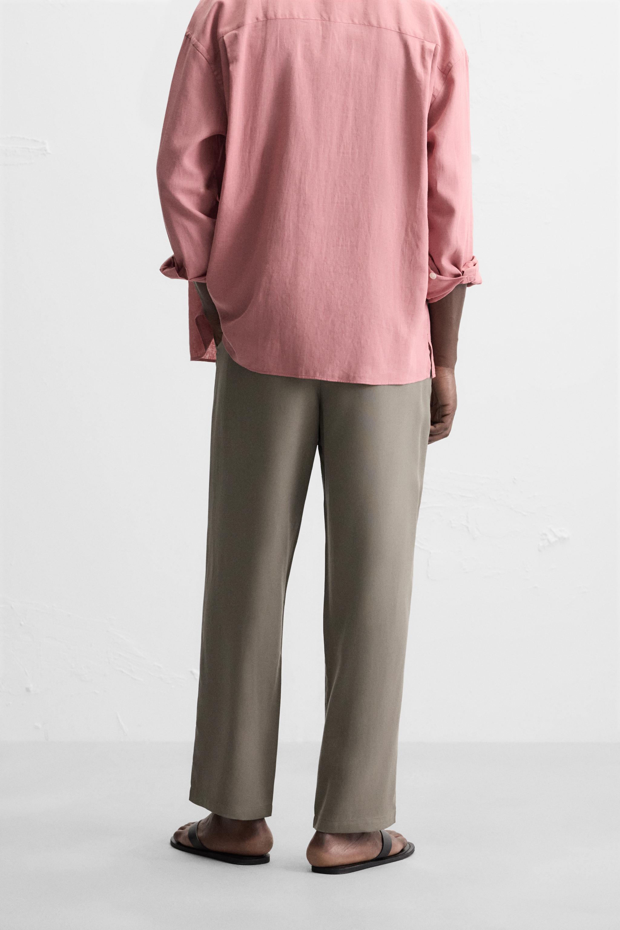 ZARA リラックスフィットジーンズ　グレー リラックスフィット ベルト付きジーンズ - グレー | ZARA Japan