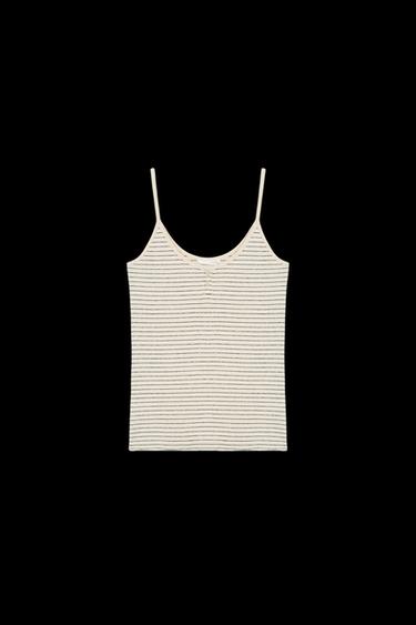 STRIPED RUSTIC T-SHIRT - striped by Zara - Image 0