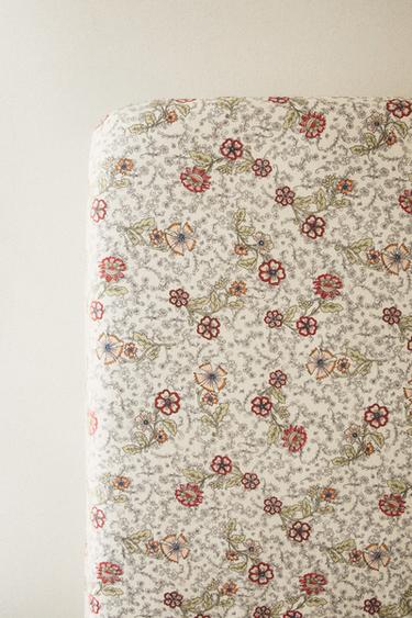 DRAP-HOUSSE ENFANT EN COTON À FLEURS - Multicolore de Zara - Image 4