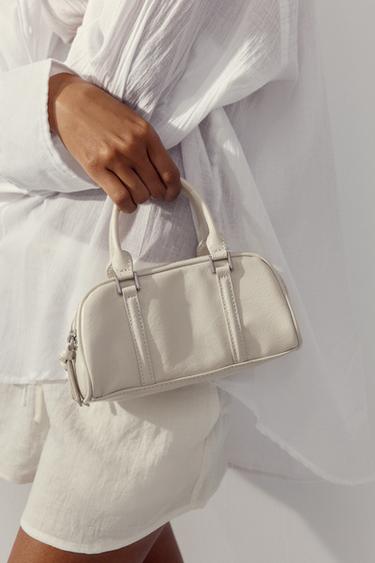 MINI BOWLING BAG - Ecru by Zara - Image 0