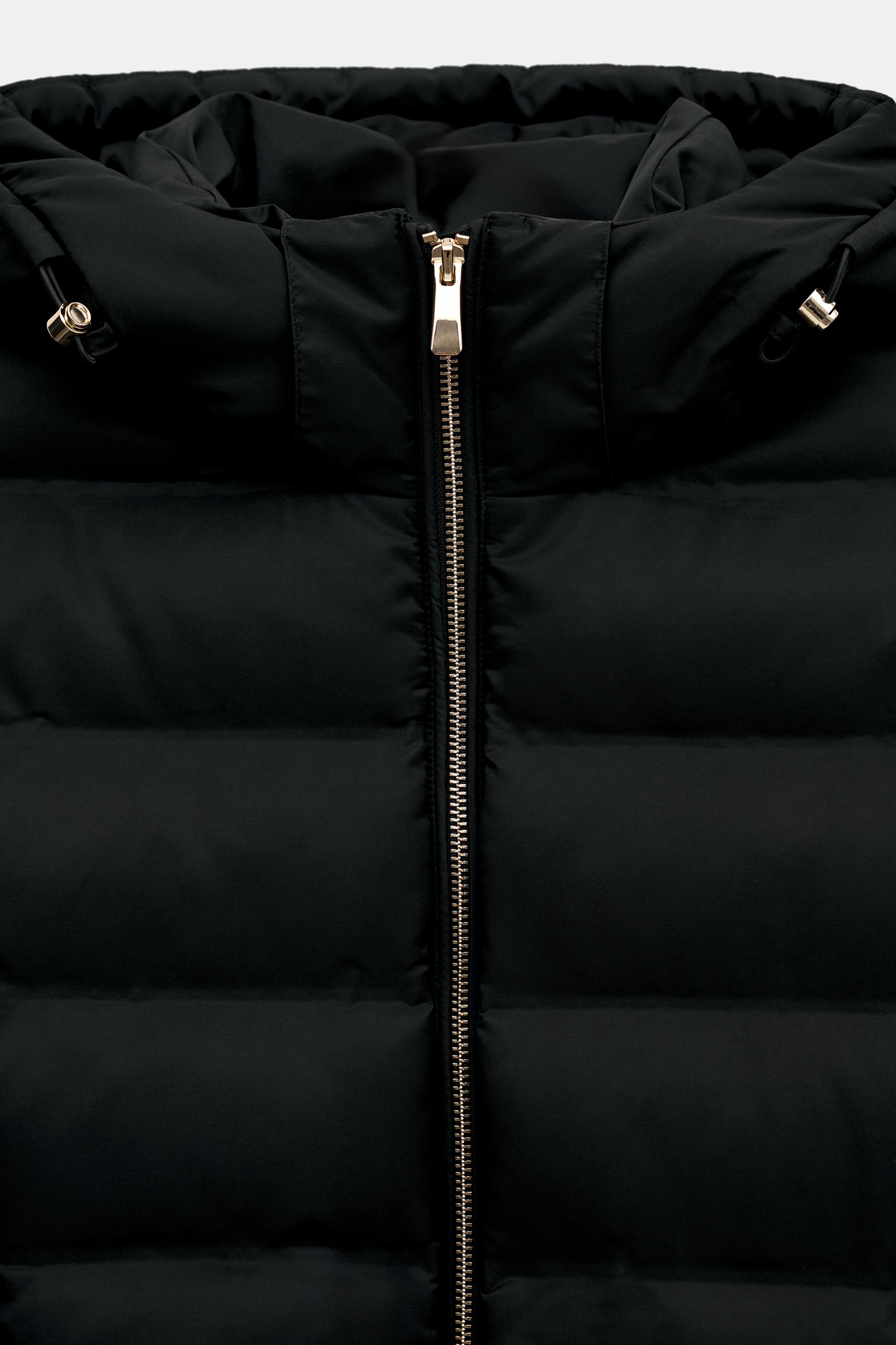 WATER-REPELLENT WINDPROOF PADDED HOODIE ANORAK