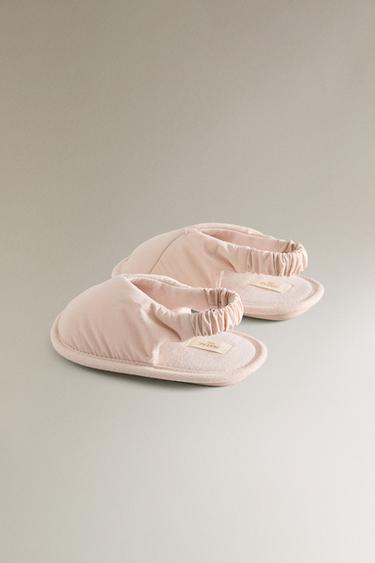 CHILDREN'S TECHNICAL FABRIC MULE SLIPPERS - Ecru White by Zara - Image 4