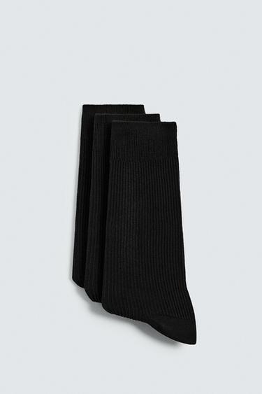 3-PACK OF LIGHTWEIGHT SOCKS - Black by Zara