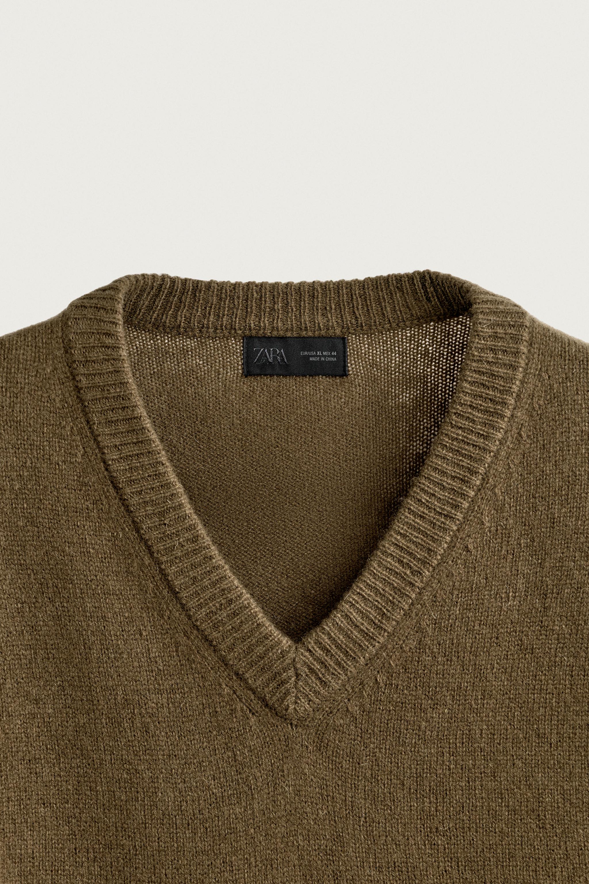PULL 100 % LAINE COL EN V