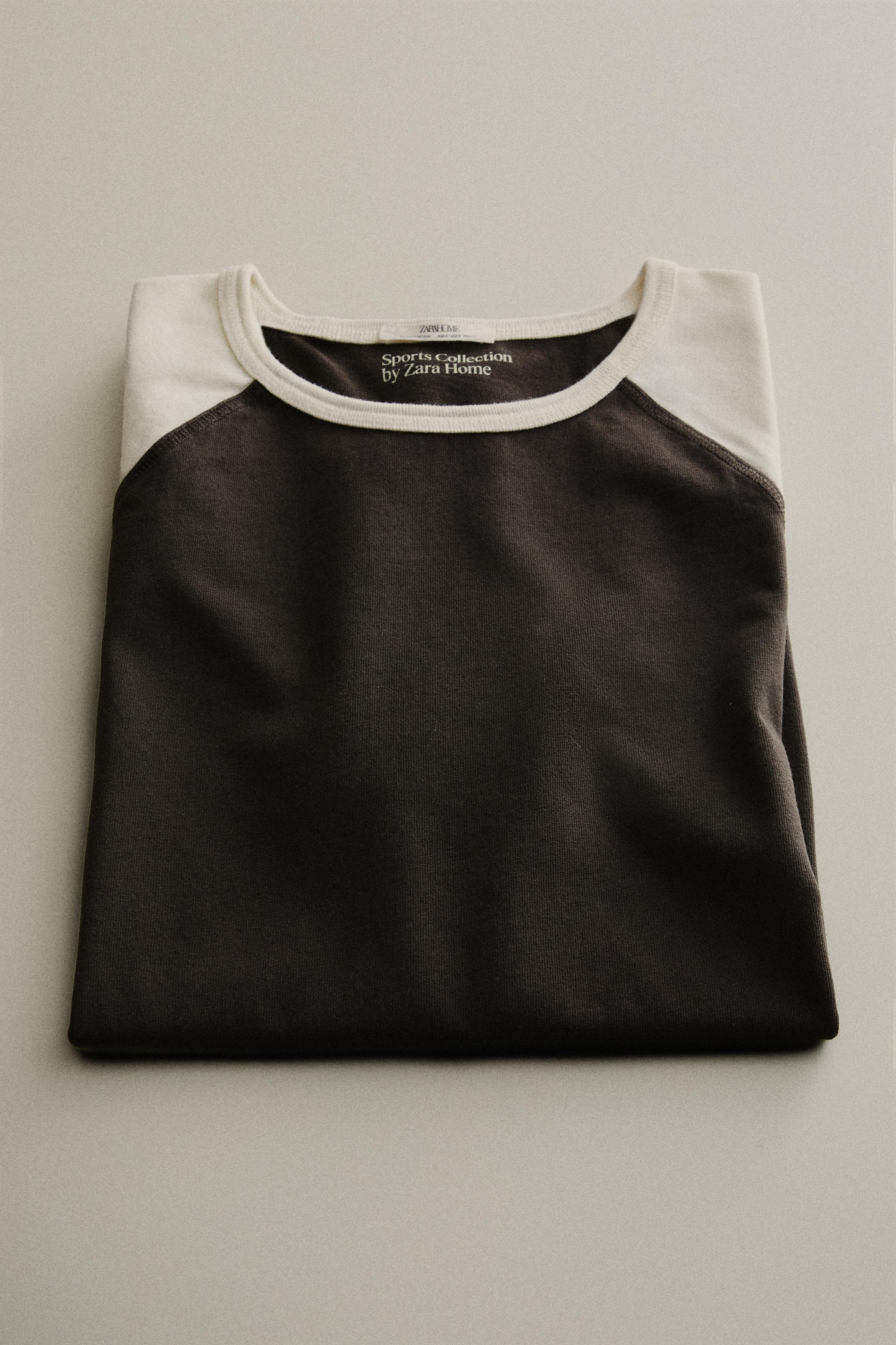TWO-TONE COTTON T-SHIRT