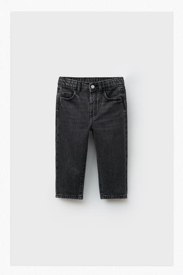 Zara MOM FIT JEANS - Black