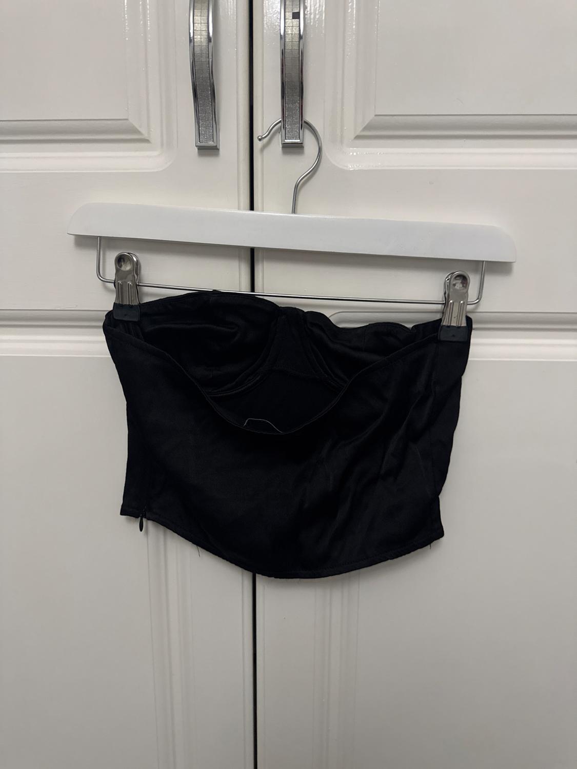 SATIN CORSETRY-INSPIRED TOP - Image 2
