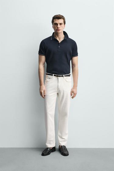 POLO CANALÉ REGULAR FIT - Marino de Zara - Imagen 0