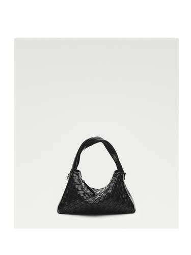 Bolso mini trenzado piel napa - Negro de Zara