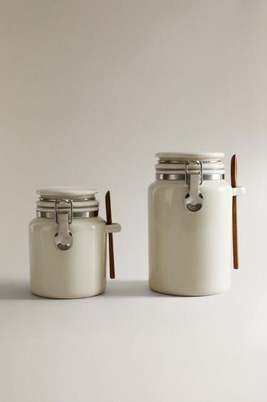 POTE CERÂMICA COLHER - Creme da Zara