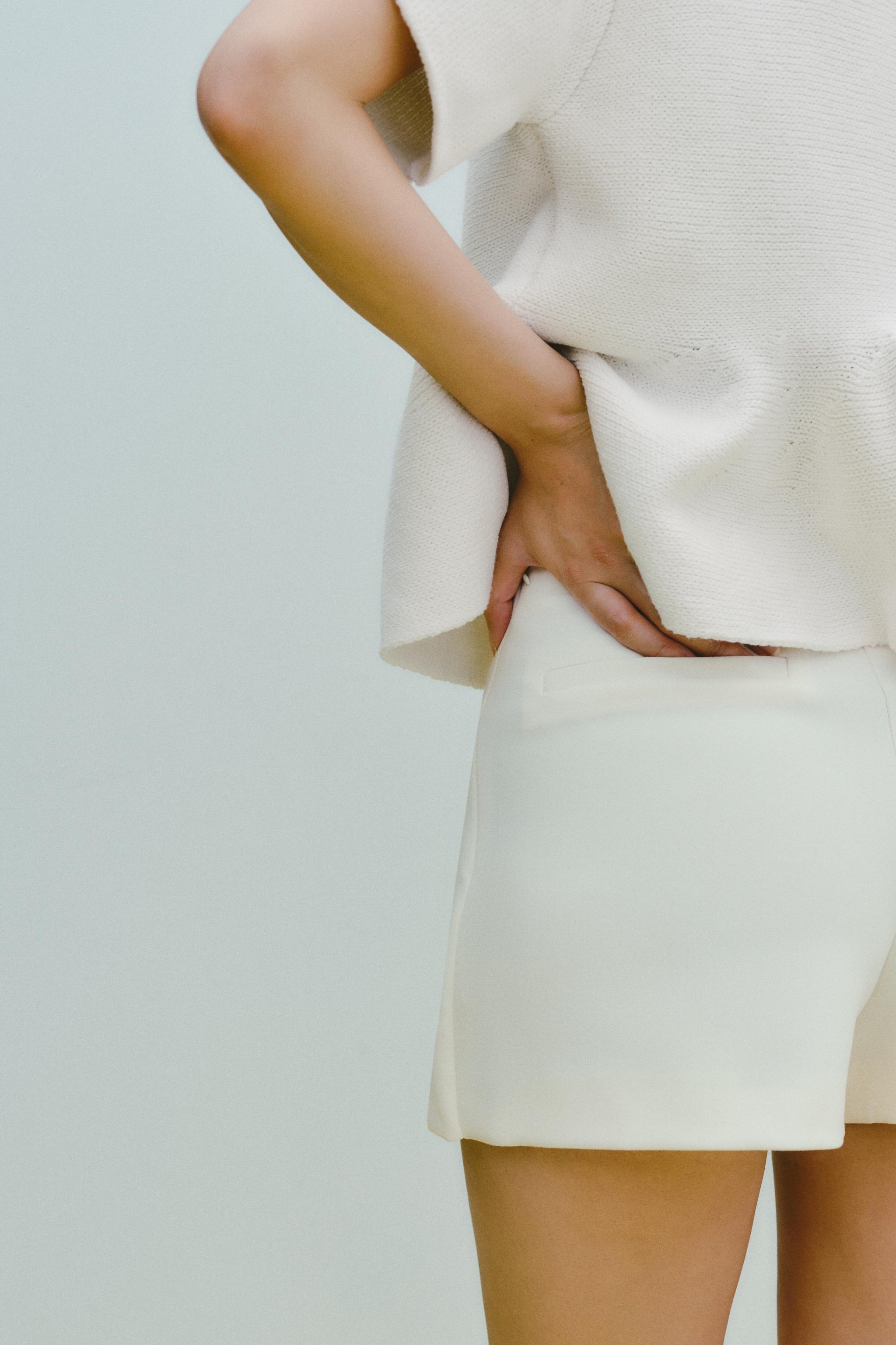 ZARA スカート 3067/445 スカート - オフホワイト | ZARA Japan / 日本
