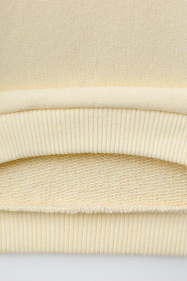 EMBROIDERED BUNNY SWEATSHIRT - Light yellow by Zara - Image 3