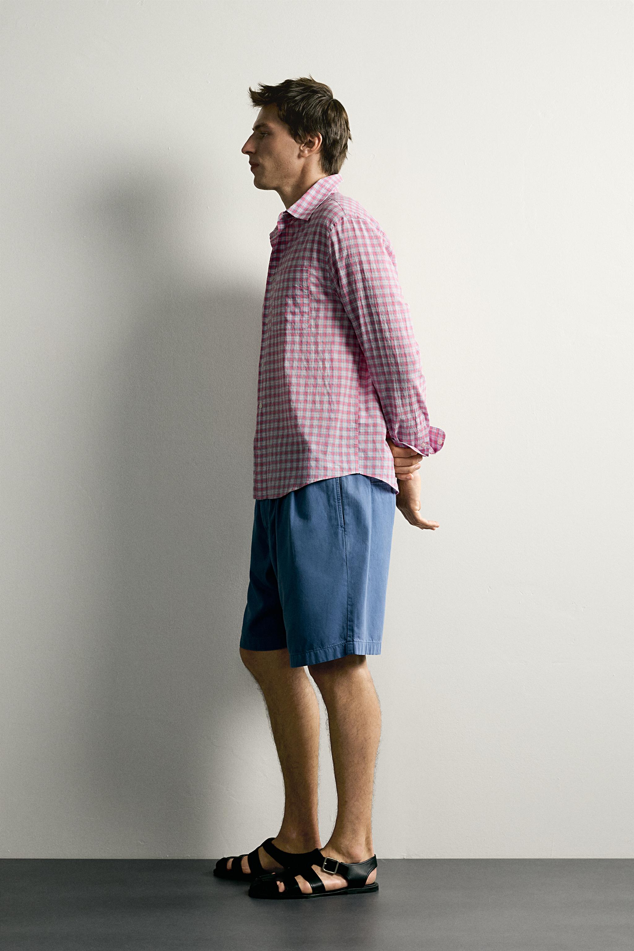 CHEMISE RELAXED FIT À CARREAUX
