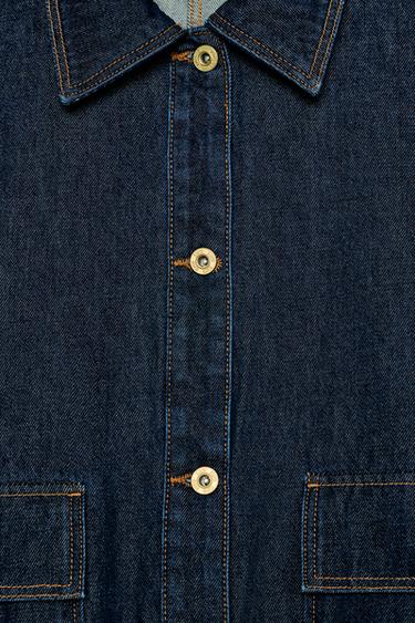 SURCHEMISE Z1975 EN JEAN OVERSIZE - Bleu de Zara - Image 10