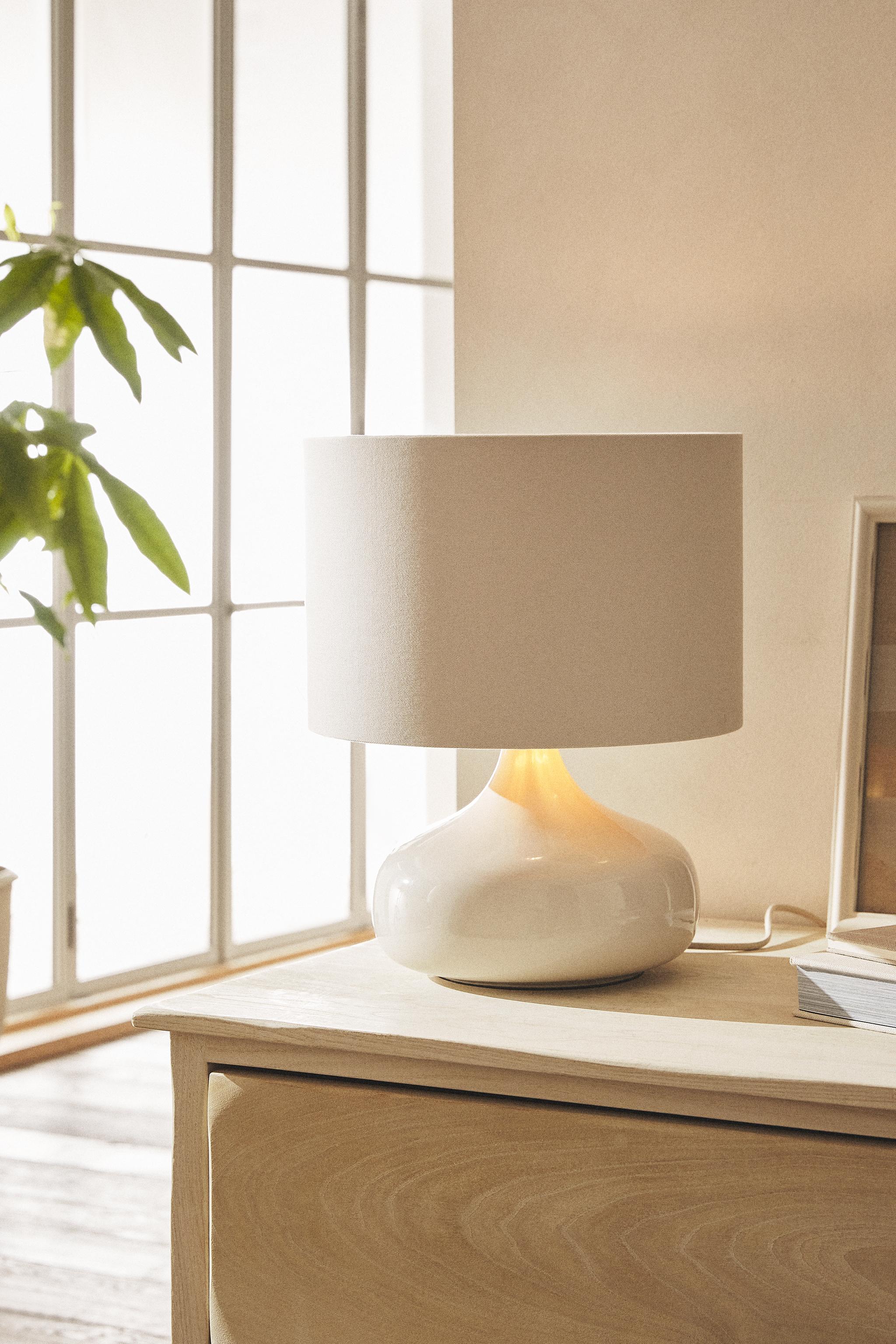 Asymmetry ceramic table deals lamp