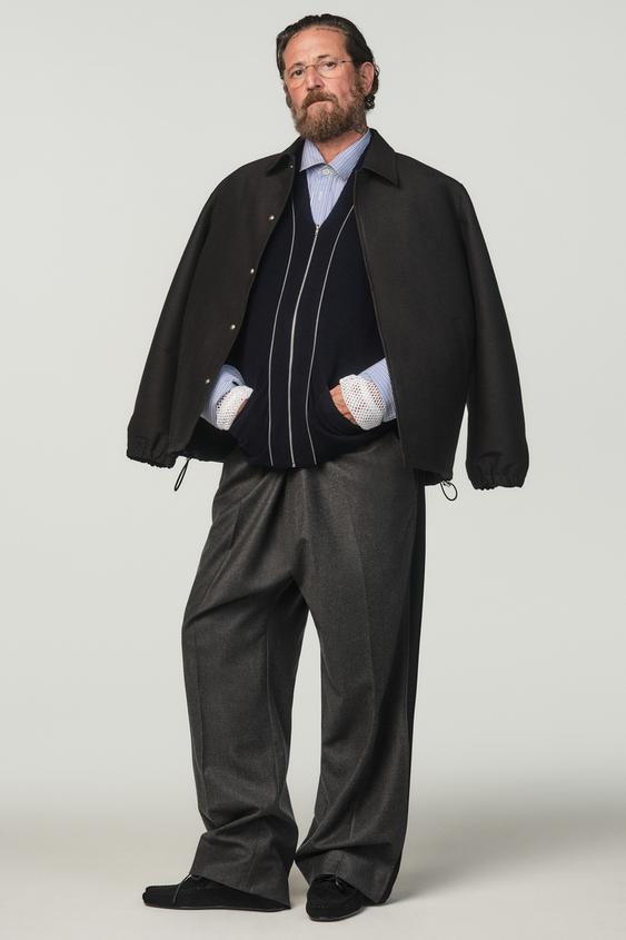 BOXY FIT JACKET X STEFANO PILATI - Charcoal | ZARA United States