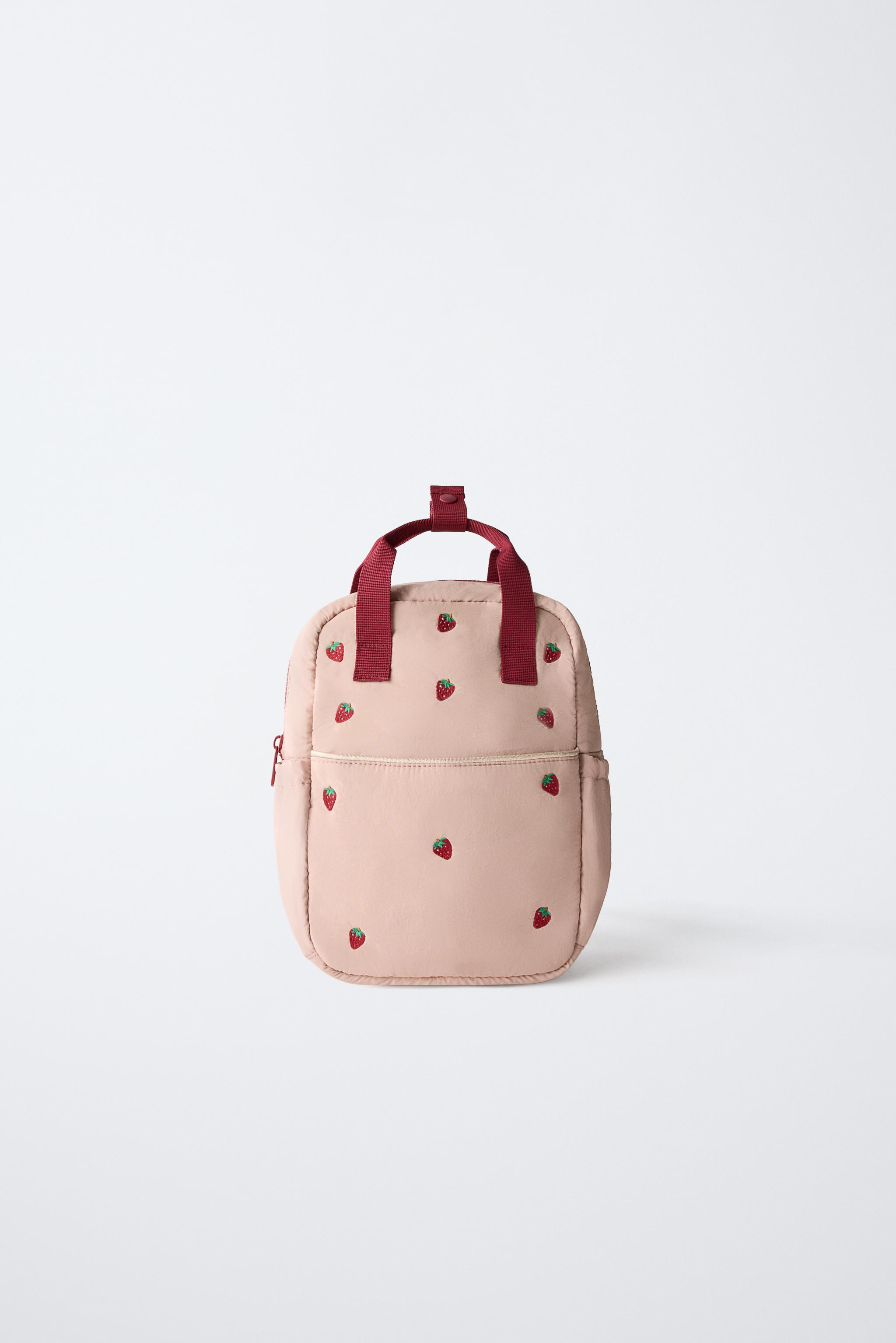 MOCHILA FRESAS Rosa ZARA España