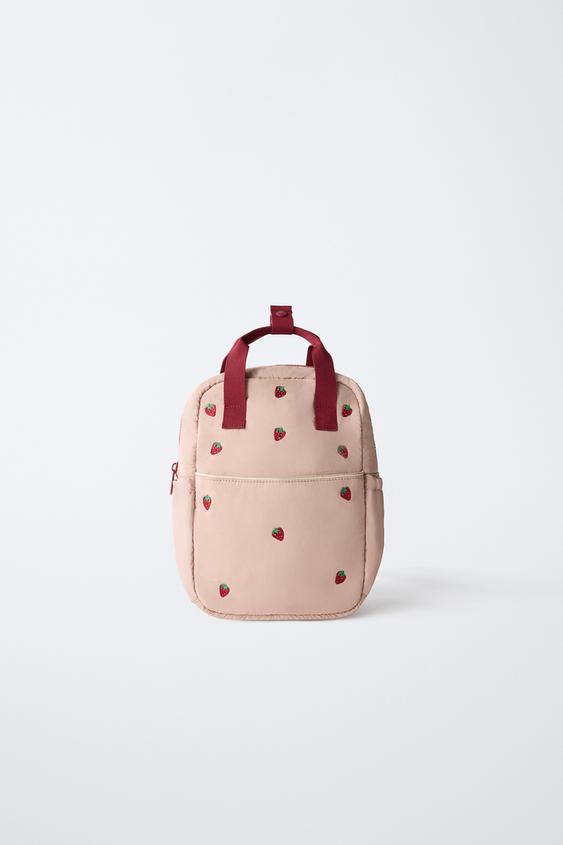SAC À DOS FRAISES Rose ZARA France