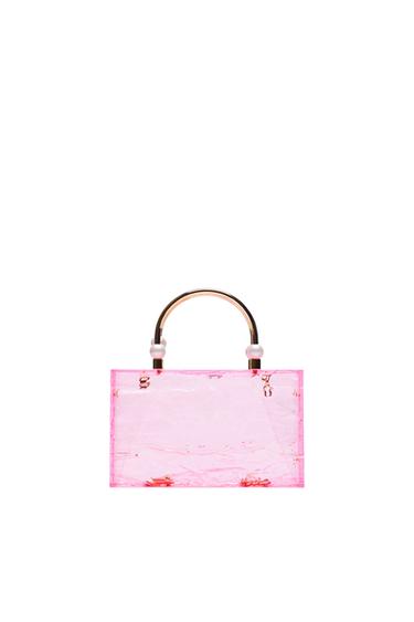 PEARL STRAP METHACRYLATE BOX BAG