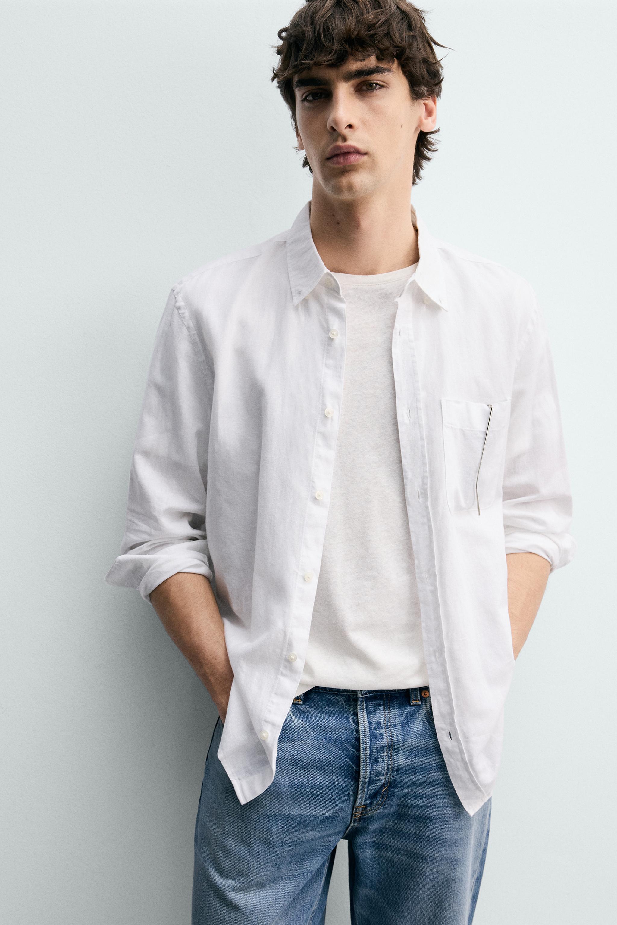 CHEMISE REGULAR FIT LYOCELL - COTON