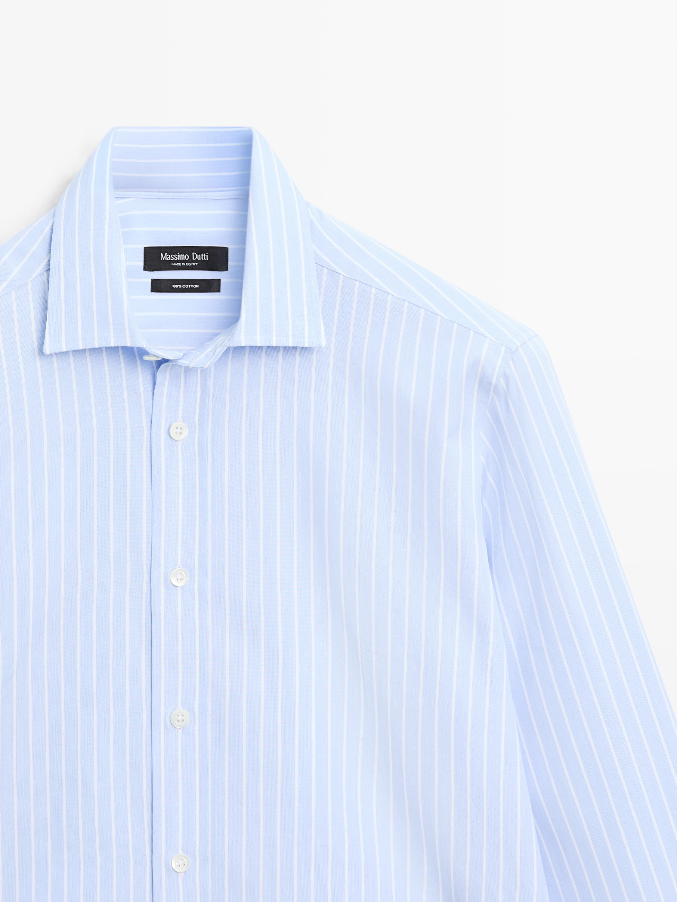 Chemise à rayures tennis regular fit