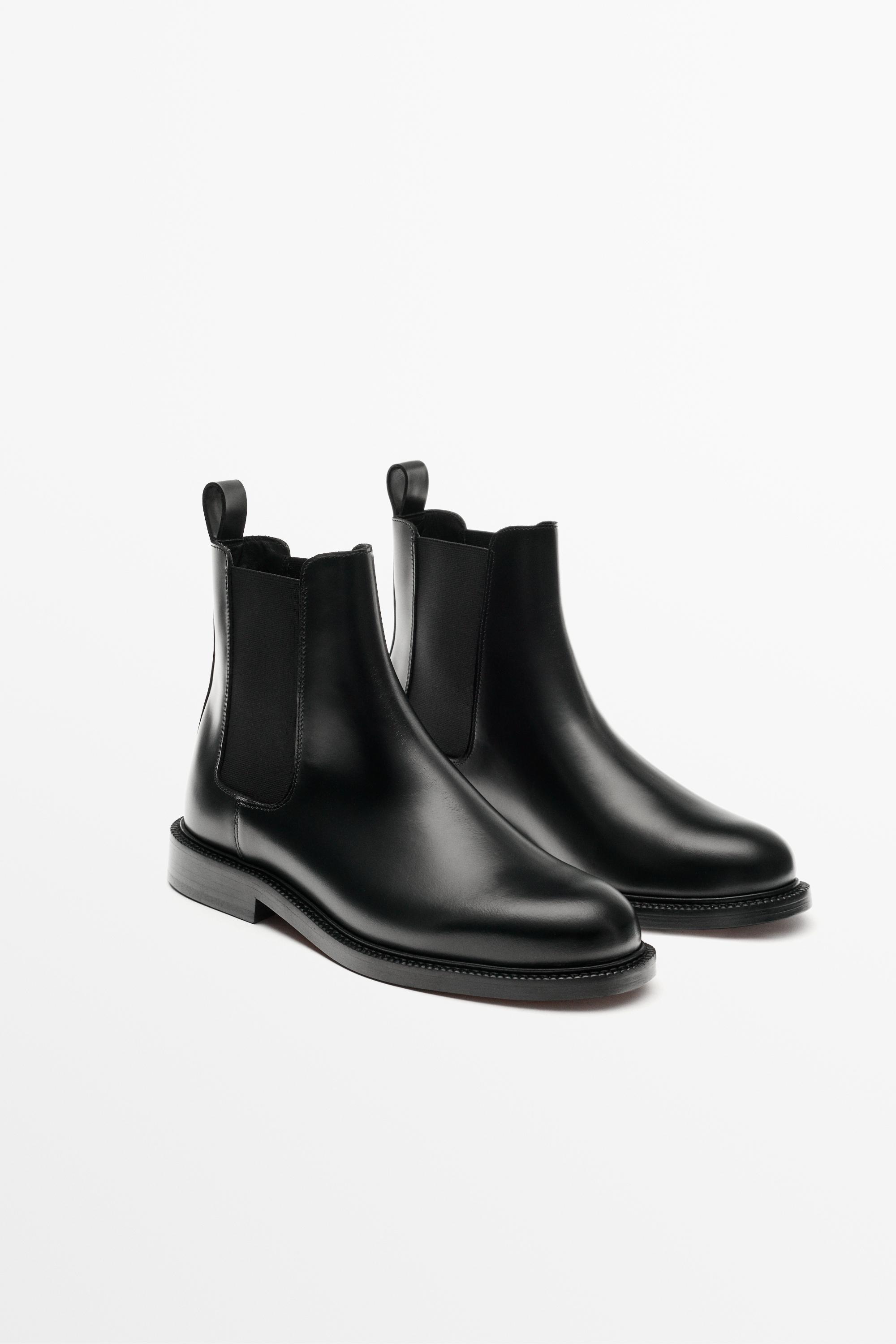Bottines chelsea en cuir