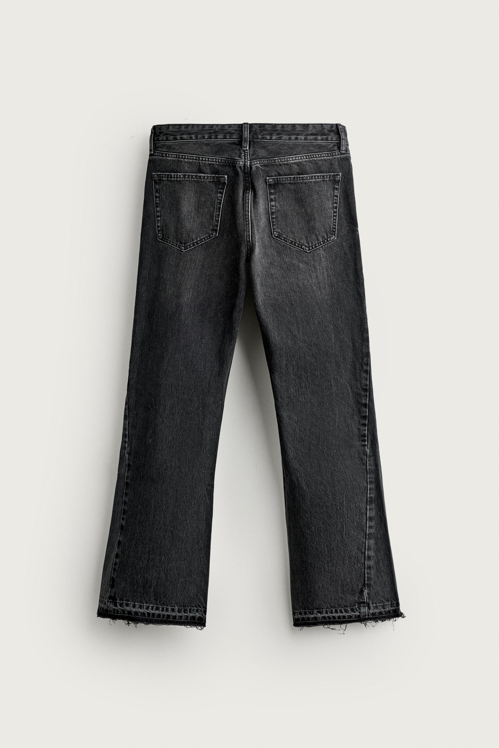 フレアフィットデニムパンツ - ミディアムブルー | ZARA Japan / 日本