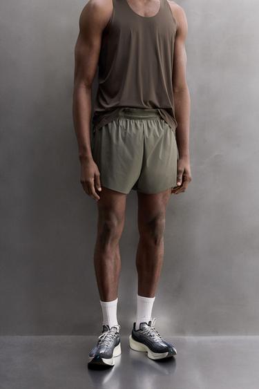 RUNNING SHORTS - Taupe grey by Zara