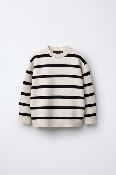 SOFT KNIT SWEATER - Black / White by Zara - Image 0