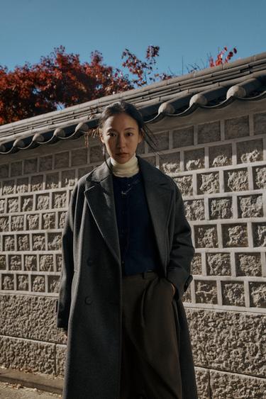 SOFT OVERSIZED COAT - Grey by Zara