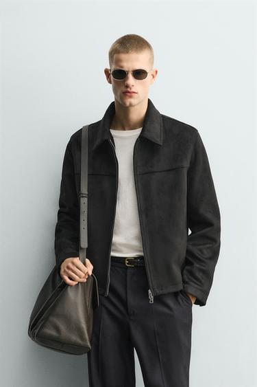 CHAMARRA RELAX FIT ANTELINA - Negro de Zara