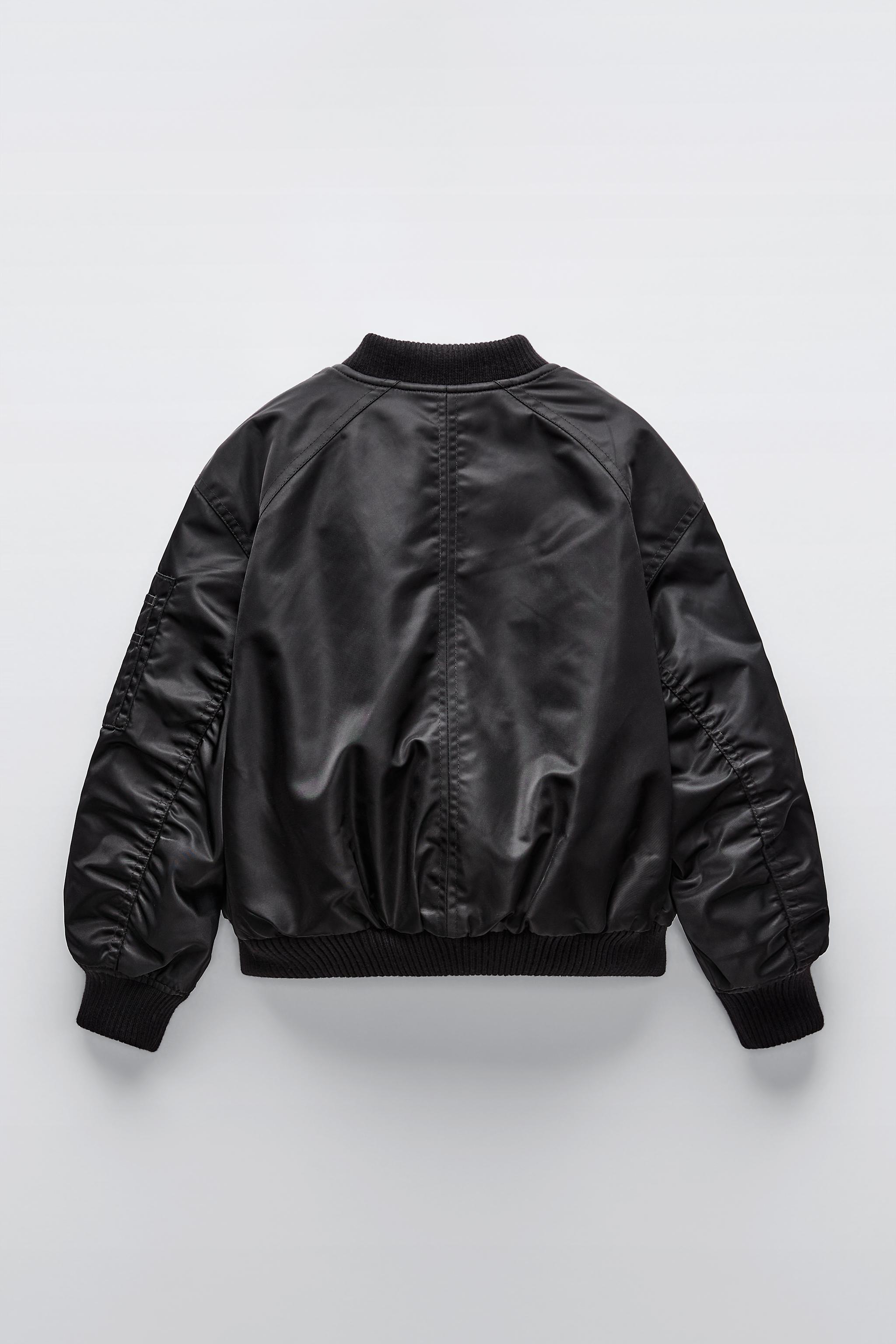 BLOUSON BOMBER AVEC POCHES Noir ZARA France