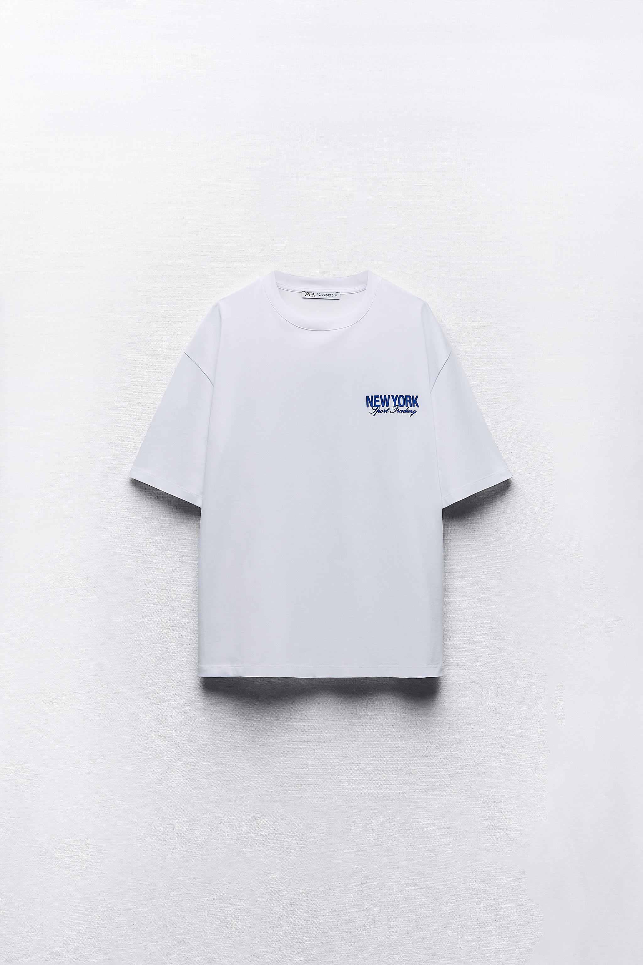 GRAPHIC SLOGAN T-SHIRT - White | ZARA United States